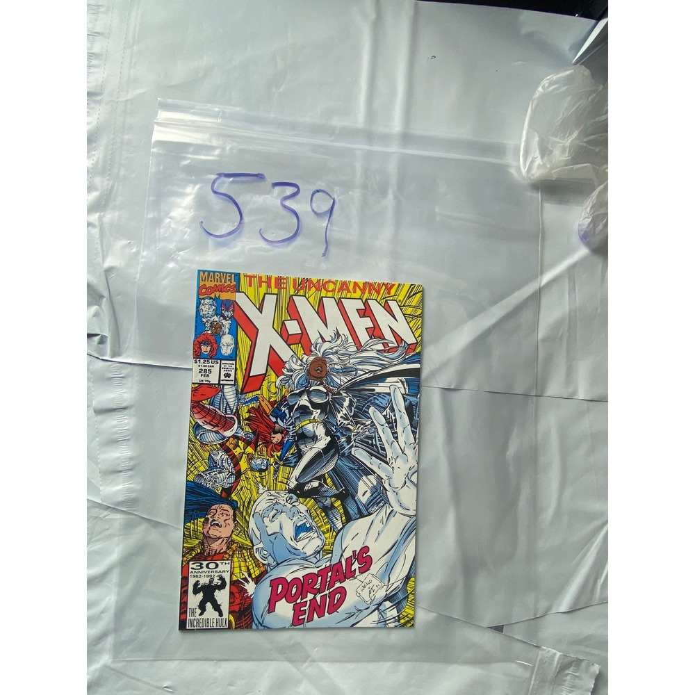 Uncanny X-Men Comic Book 285 Portal's End 30th Anniversary Incredible Hulk